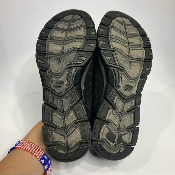 Skechers gratis in motion sneakers black gray women’s size 8.5 casual walking - Picture 7 of 10